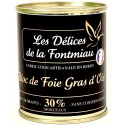 BLOC DE FOIE GRAS D’OIE 130Gr